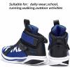 imageJMFCHI Boys Girls Kids Sneakers Knitted Mesh Sports Shoes Breathable Lightweight Running Shoes for Kids Fashion Athletic Casual ShoesBlackBlue8127