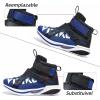 imageJMFCHI Boys Girls Kids Sneakers Knitted Mesh Sports Shoes Breathable Lightweight Running Shoes for Kids Fashion Athletic Casual ShoesBlackBlue8127