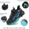 imageJMFCHI Boys Girls Kids Sneakers Knitted Mesh Sports Shoes Breathable Lightweight Running Shoes for Kids Fashion Athletic Casual ShoesBlackBlue8169