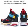 imageJMFCHI Boys Girls Kids Sneakers Knitted Mesh Sports Shoes Breathable Lightweight Running Shoes for Kids Fashion Athletic Casual ShoesBlackBlueRed8127