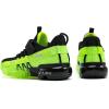 imageJMFCHI Boys Girls Kids Sneakers Knitted Mesh Sports Shoes Breathable Lightweight Running Shoes for Kids Fashion Athletic Casual ShoesBlackGreen8100