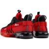imageJMFCHI Boys Girls Kids Sneakers Knitted Mesh Sports Shoes Breathable Lightweight Running Shoes for Kids Fashion Athletic Casual ShoesBlackRed8100