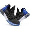imageJMFCHI Boys Girls Kids Sneakers Knitted Mesh Sports Shoes Breathable Lightweight Running Shoes for Kids Fashion Athletic Casual ShoesBlue8082