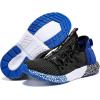 imageJMFCHI Boys Girls Kids Sneakers Knitted Mesh Sports Shoes Breathable Lightweight Running Shoes for Kids Fashion Athletic Casual ShoesBlue8082