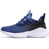 imageJMFCHI Boys Girls Kids Sneakers Knitted Mesh Sports Shoes Breathable Lightweight Running Shoes for Kids Fashion Athletic Casual ShoesBlue8091