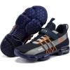 imageJMFCHI Boys Girls Kids Sneakers Knitted Mesh Sports Shoes Breathable Lightweight Running Shoes for Kids Fashion Athletic Casual ShoesBlue8100