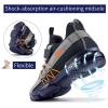imageJMFCHI Boys Girls Kids Sneakers Knitted Mesh Sports Shoes Breathable Lightweight Running Shoes for Kids Fashion Athletic Casual ShoesBlue8100