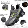 imageJMFCHI Boys Girls Kids Sneakers Knitted Mesh Sports Shoes Breathable Lightweight Running Shoes for Kids Fashion Athletic Casual ShoesGrey8100