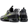 imageJMFCHI Boys Girls Kids Sneakers Knitted Mesh Sports Shoes Breathable Lightweight Running Shoes for Kids Fashion Athletic Casual ShoesGrey8100