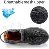 imageJMFCHI Boys Girls Kids Sneakers Knitted Mesh Sports Shoes Breathable Lightweight Running Shoes for Kids Fashion Athletic Casual ShoesGrey8108
