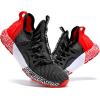 imageJMFCHI Boys Girls Kids Sneakers Knitted Mesh Sports Shoes Breathable Lightweight Running Shoes for Kids Fashion Athletic Casual ShoesRed8082