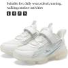 imageJMFCHI Boys Girls Kids Sneakers Knitted Mesh Sports Shoes Breathable Lightweight Running Shoes for Kids Fashion Athletic Casual ShoesWhite8169