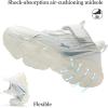 imageJMFCHI Boys Girls Kids Sneakers Knitted Mesh Sports Shoes Breathable Lightweight Running Shoes for Kids Fashion Athletic Casual ShoesWhite8169