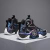 imageJMFCHI Kids Basketball Shoes Hightop Sports Shoes Sneakers Durable Laceup NonSlip Running Shoes Secure for Little Kids Big Kids and Boys GirlsBlack836