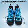 imageJMFCHI Kids Basketball Shoes Hightop Sports Shoes Sneakers Durable Laceup NonSlip Running Shoes Secure for Little Kids Big Kids and Boys GirlsBlackBlue8119