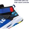 imageJMFCHI Kids Basketball Shoes Hightop Sports Shoes Sneakers Durable Laceup NonSlip Running Shoes Secure for Little Kids Big Kids and Boys GirlsBlue8136
