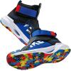 imageJMFCHI Kids Basketball Shoes Hightop Sports Shoes Sneakers Durable Laceup NonSlip Running Shoes Secure for Little Kids Big Kids and Boys GirlsBlue8136