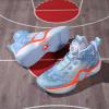 imageJMFCHI Kids Basketball Shoes Hightop Sports Shoes Sneakers Durable Laceup NonSlip Running Shoes Secure for Little Kids Big Kids and Boys GirlsBlue836