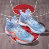 imageJMFCHI Kids Basketball Shoes Hightop Sports Shoes Sneakers Durable Laceup NonSlip Running Shoes Secure for Little Kids Big Kids and Boys GirlsBlue836