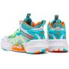 imageJMFCHI Kids Basketball Shoes Hightop Sports Shoes Sneakers Durable Laceup NonSlip Running Shoes Secure for Little Kids Big Kids and Boys GirlsBlueOrange8171