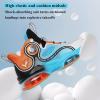imageJMFCHI Kids Basketball Shoes Hightop Sports Shoes Sneakers Durable Laceup NonSlip Running Shoes Secure for Little Kids Big Kids and Boys GirlsBlueOrange8235