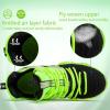 imageJMFCHI Kids Basketball Shoes Hightop Sports Shoes Sneakers Durable Laceup NonSlip Running Shoes Secure for Little Kids Big Kids and Boys GirlsGreen8119