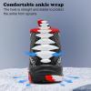 imageJMFCHI Kids Basketball Shoes Hightop Sports Shoes Sneakers Durable Laceup NonSlip Running Shoes Secure for Little Kids Big Kids and Boys GirlsRedBlack8151