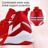 imageJMFCHI Kids Basketball Shoes Hightop Sports Shoes Sneakers Durable Laceup NonSlip Running Shoes Secure for Little Kids Big Kids and Boys GirlsRedWhite