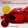 imageJMFCHI Kids Basketball Shoes Hightop Sports Shoes Sneakers Durable Laceup NonSlip Running Shoes Secure for Little Kids Big Kids and Boys GirlsRedWhite