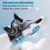 imageJMFCHI Kids Basketball Shoes Hightop Sports Shoes Sneakers Durable Laceup NonSlip Running Shoes Secure for Little Kids Big Kids and Boys GirlsWhiteBlack8235