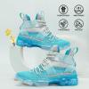 imageJMFCHI Womens Sneakers Walking Shoes Mesh Lace up Tennis Shoes Fashion Non Slip Casual Workout Sneaker Gym SportsLight Blue