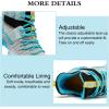 imageJMFCHI Womens Sneakers Walking Shoes Mesh Lace up Tennis Shoes Fashion Non Slip Casual Workout Sneaker Gym SportsLight Grey