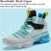 imageJMFCHI Womens Sneakers Walking Shoes Mesh Lace up Tennis Shoes Fashion Non Slip Casual Workout Sneaker Gym SportsLight Grey