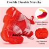 imageJMFCHI Womens Sneakers Walking Shoes Mesh Lace up Tennis Shoes Fashion Non Slip Casual Workout Sneaker Gym SportsRed