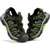 imageJMFCHI Boys Girls Sports Sandals Summer Kids Closed Toe Outdoor Sandals Athletic Water Shoes Sandals Child Pool Beach Sandals Quick Drying Slip ResistantBlackGreen8109