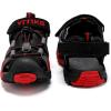 imageJMFCHI Boys Girls Sports Sandals Summer Kids Closed Toe Outdoor Sandals Athletic Water Shoes Sandals Child Pool Beach Sandals Quick Drying Slip ResistantBlackRed8009