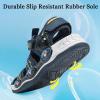 imageJMFCHI Boys Girls Sports Sandals Summer Kids Closed Toe Outdoor Sandals Athletic Water Shoes Sandals Child Pool Beach Sandals Quick Drying Slip Resistant8153blueYellow
