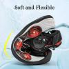 imageJMFCHI Boys Girls Sports Sandals Summer Kids Closed Toe Outdoor Sandals Athletic Water Shoes Sandals Child Pool Beach Sandals Quick Drying Slip Resistant8153blackRed
