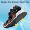 imageJMFCHI Boys Girls Sports Sandals Summer Kids Closed Toe Outdoor Sandals Athletic Water Shoes Sandals Child Pool Beach Sandals Quick Drying Slip Resistant8153blackRed