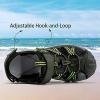 imageJMFCHI Boys Girls Sports Sandals Summer Kids Closed Toe Outdoor Sandals Athletic Water Shoes Sandals Child Pool Beach Sandals Quick Drying Slip ResistantBlackGreen8109