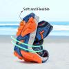 imageJMFCHI Boys Girls Sports Sandals Summer Kids Closed Toe Outdoor Sandals Athletic Water Shoes Sandals Child Pool Beach Sandals Quick Drying Slip ResistantBlackBlue8036