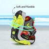 imageJMFCHI Boys Girls Sports Sandals Summer Kids Closed Toe Outdoor Sandals Athletic Water Shoes Sandals Child Pool Beach Sandals Quick Drying Slip ResistantGreyRed8036