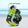 imageJMFCHI Boys Girls Sports Sandals Summer Kids Closed Toe Outdoor Sandals Athletic Water Shoes Sandals Child Pool Beach Sandals Quick Drying Slip ResistantBlackGreen8036