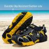 imageJMFCHI Boys Girls Sports Sandals Summer Kids Closed Toe Outdoor Sandals Athletic Water Shoes Sandals Child Pool Beach Sandals Quick Drying Slip ResistantDarkblue8009