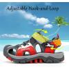 imageJMFCHI Boys Girls Sports Sandals Summer Kids Closed Toe Outdoor Sandals Athletic Water Shoes Sandals Child Pool Beach Sandals Quick Drying Slip Resistant8123grey Red