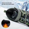 imageJMFCHI Kids Hiking Boots Boys Girls Outdoor Walking Climbing Sneaker Comfortable Nonslip Snow Shoes Hiker Boot Antiskid Steel Buckle Sole8032grey Green