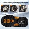 imageJMFCHI Kids Hiking Boots Boys Girls Outdoor Walking Climbing Sneaker Comfortable Nonslip Snow Shoes Hiker Boot Antiskid Steel Buckle Sole8112black Yellow