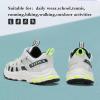 imageJMFCHI Kids Sneakers Boys Girls Tennis Running Shoes Outdoor Hiking Sneaker for Boys Athletic Breathable8185kgreenWhite