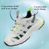 imageJMFCHI Kids Sneakers Boys Girls Tennis Running Shoes Outdoor Hiking Sneaker for Boys Athletic Breathable8185kgreenWhite