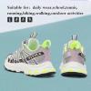 imageJMFCHI Kids Sneakers Boys Girls Tennis Running Shoes Outdoor Hiking Sneaker for Boys Athletic Breathable8185ksliverBrown